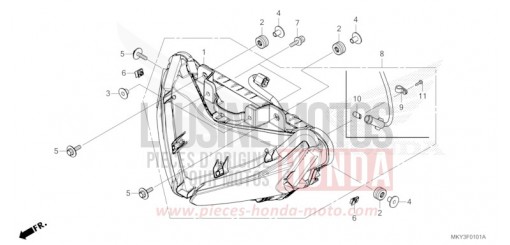 HEADLIGHT (CBR650RA) CBR650RAN de 2022